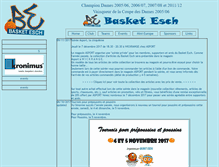 Tablet Screenshot of basketesch.lu